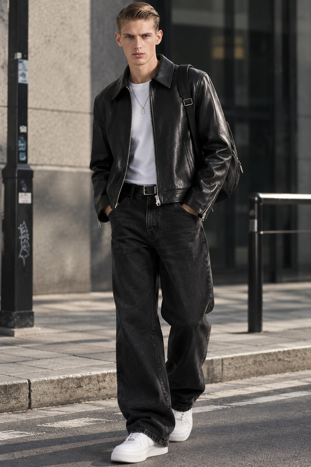 Black Leather Jacket – Premium Classic Fit