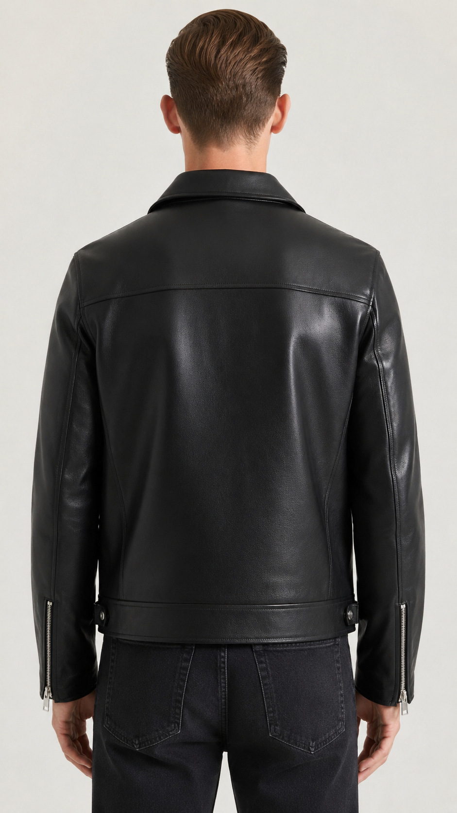 Black Leather Jacket – Premium Classic Fit