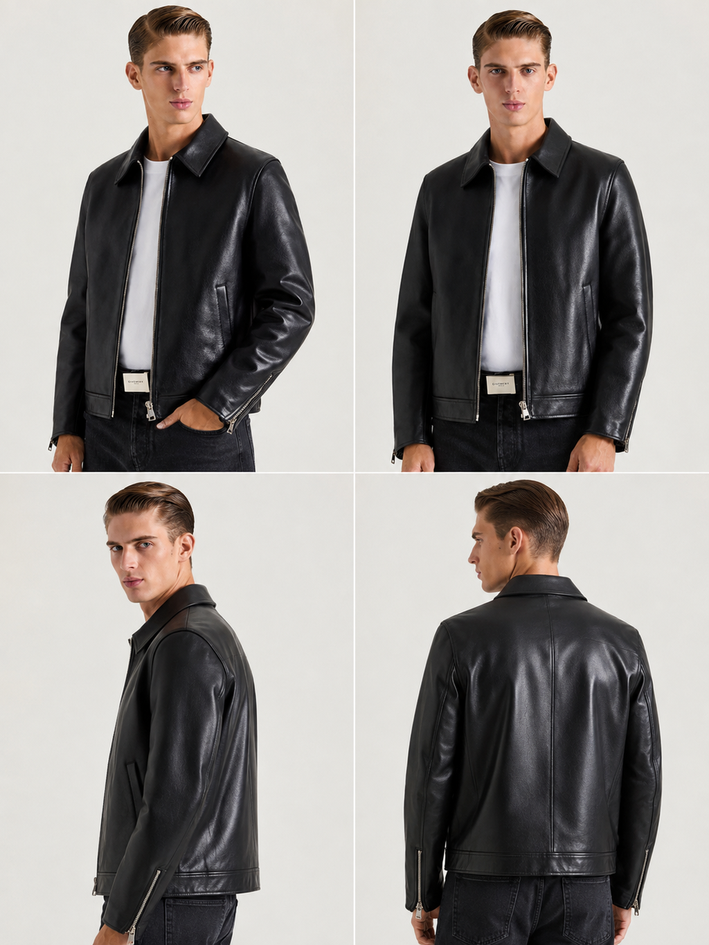 Black Leather Jacket – Premium Classic Fit