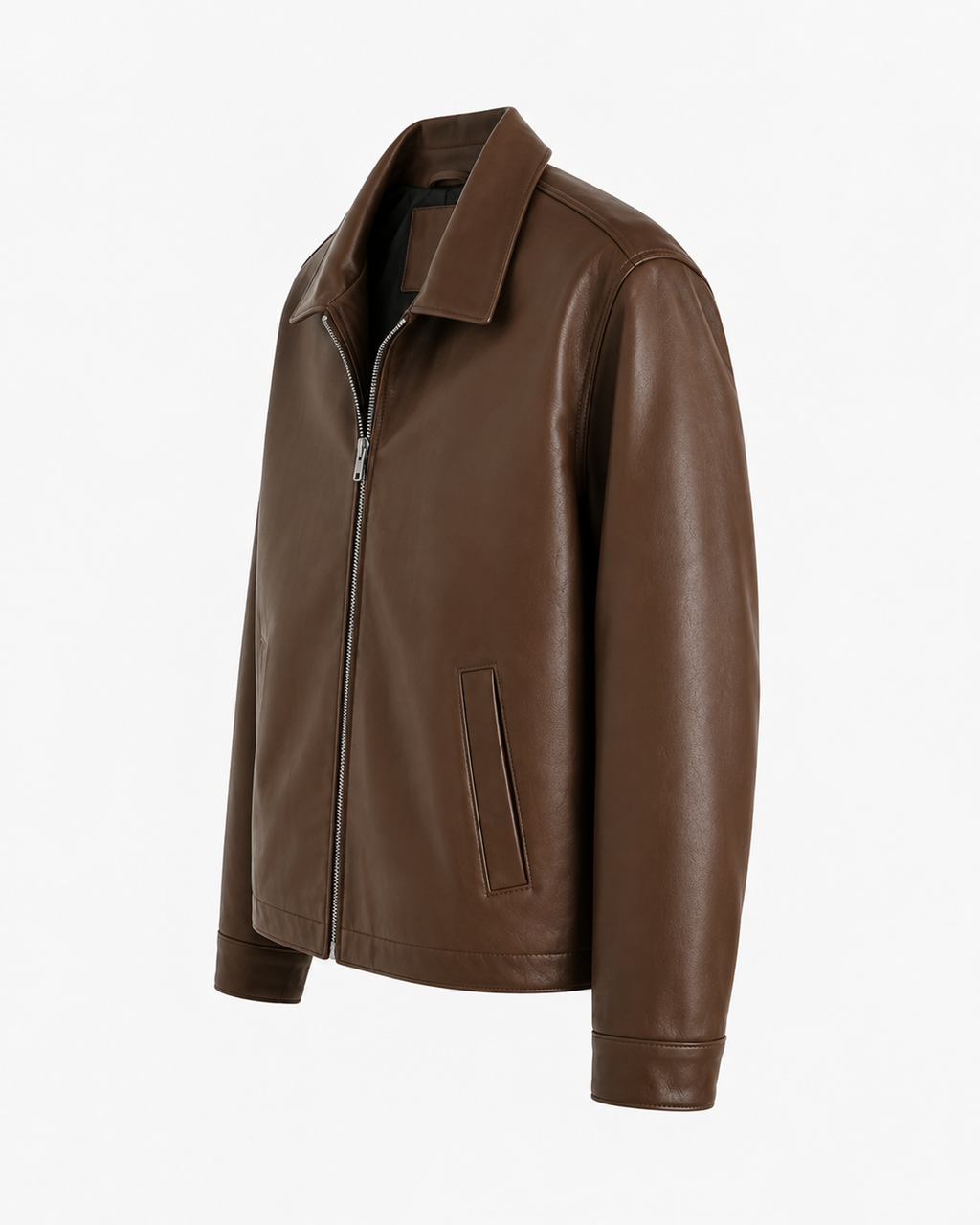 Brown Leather Jacket – Premium Classic Style