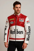Marlboro Racing Leather Jacket – Premium Motorsport Style