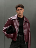 Cherry Leather Jacket – Premium Classic Fit