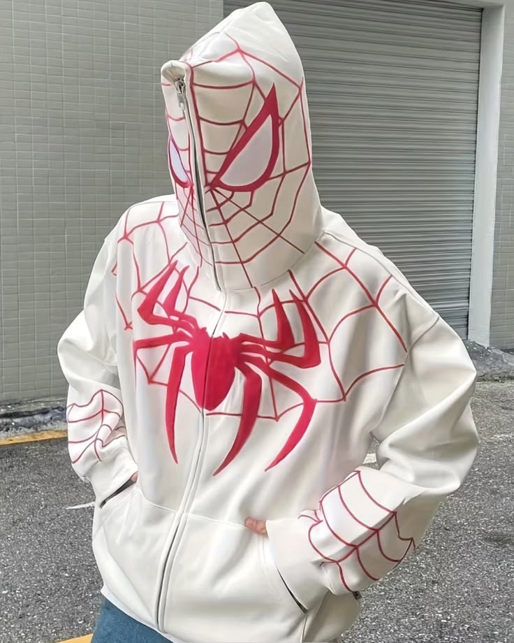 Black & White Spider-Man Couple Jackets