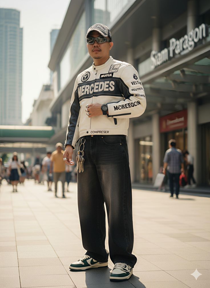 Mercedes-Inspired Racing Jacket – Premium Motorsport Style