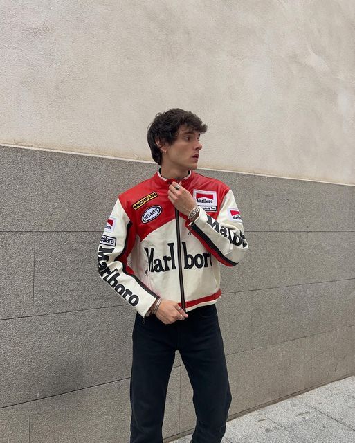 Marlboro Racing Leather Jacket – Premium Motorsport Style