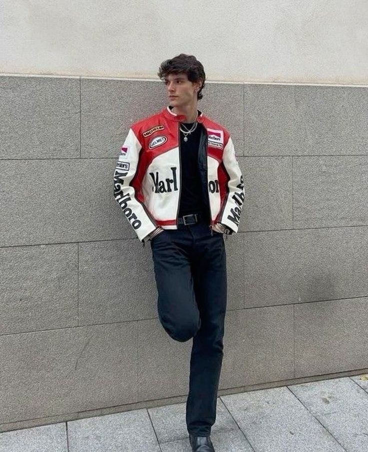 Marlboro Racing Leather Jacket – Premium Motorsport Style